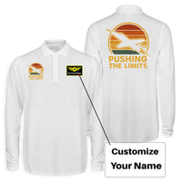 Thumbnail for Pushing The Limits Retro Designed Long Sleeve Polo T-Shirts (Double-Side)