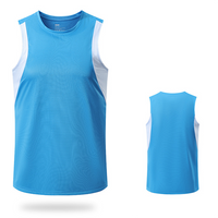 Thumbnail for NO Designed Sleveless Quick Dry Sports Tank Tops