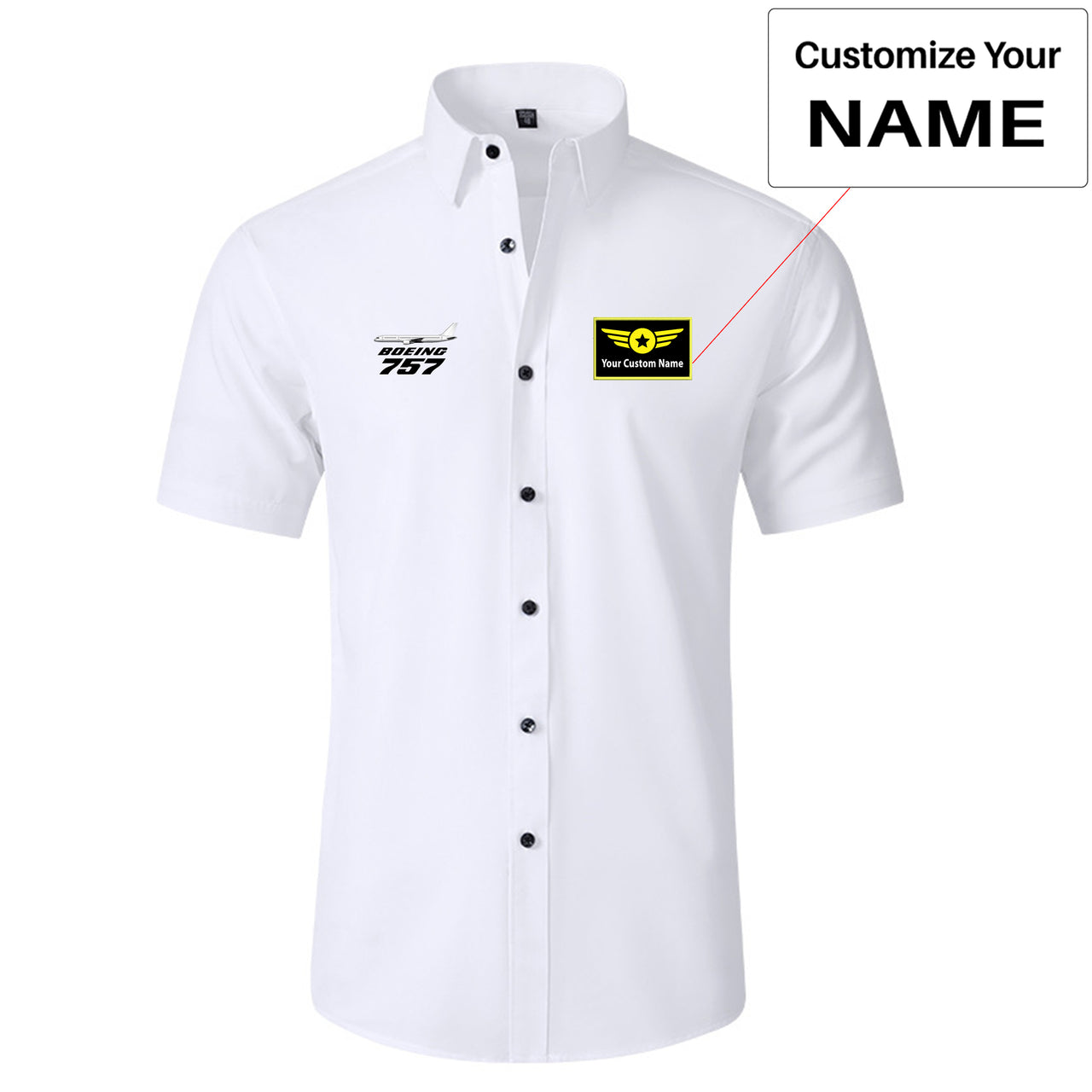 The Boeing 757 Designed Short Sleeve Shirts