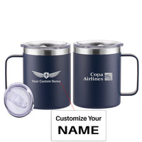 Thumbnail for Copa Airlines Designed Stainless Steel Laser Engraved Mugs