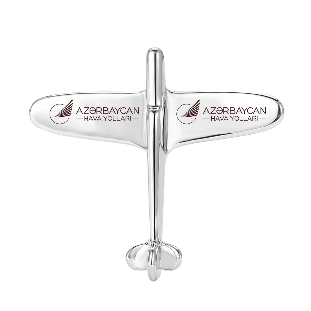 Azerbaijan Airlines Designed Airplane Shape Brooches