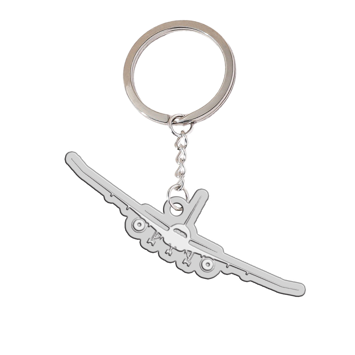 Boeing 787 Silhouette Designed Hollow Key Chains