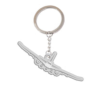 Thumbnail for Boeing 787 Silhouette Designed Hollow Key Chains