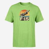 Thumbnail for Retro Fighter Jet F15 Design Super Quality T-Shirts