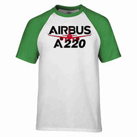 Thumbnail for Amazing Airbus A220 Designed Raglan T-Shirts