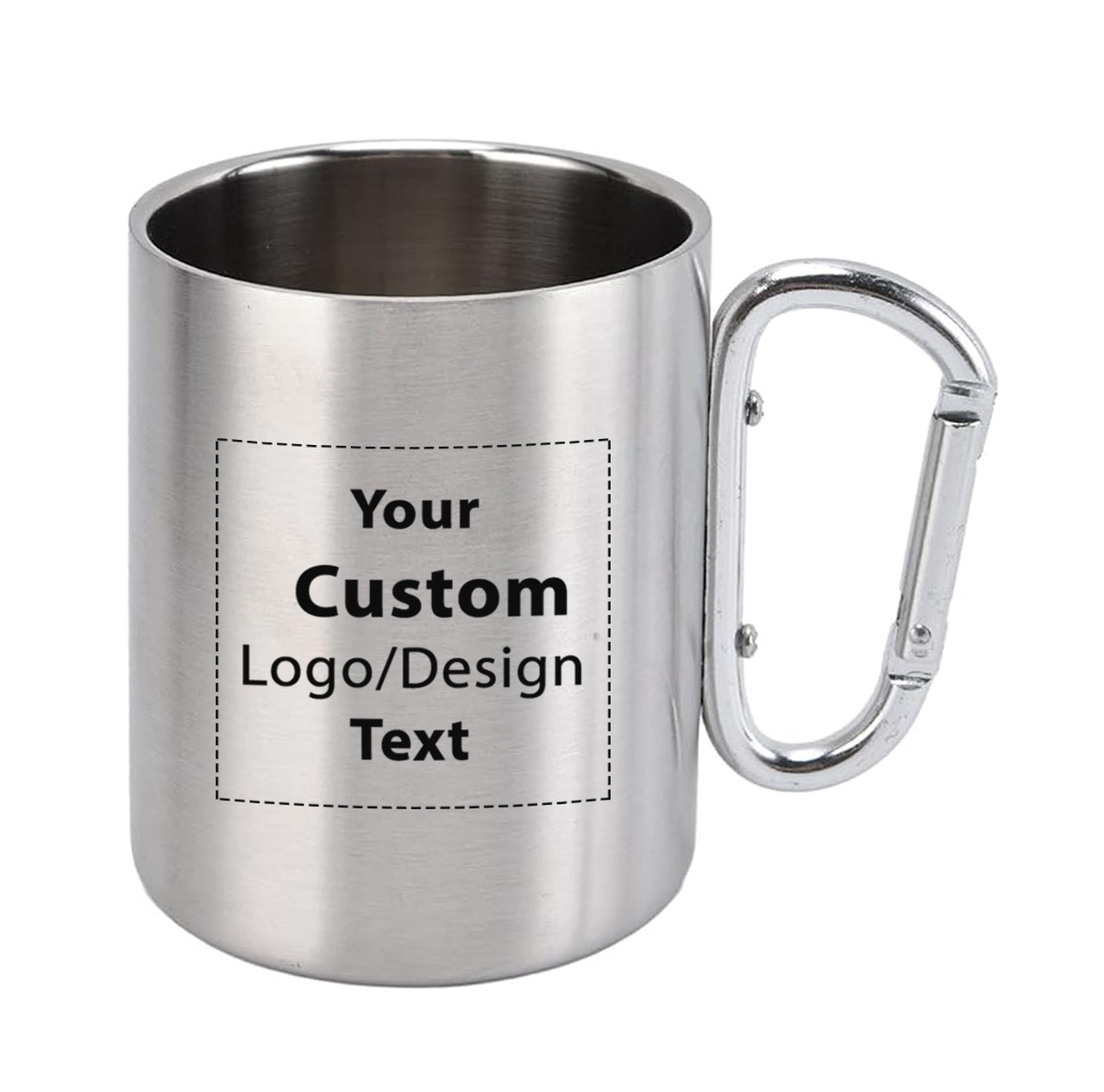 Custom Design Image Logo Designed Stainless Steel Outdoors Mugs