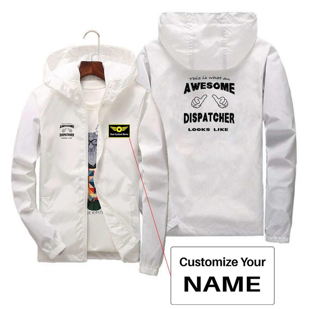 Dispatcher Designed Thin Windbreaker Jackets