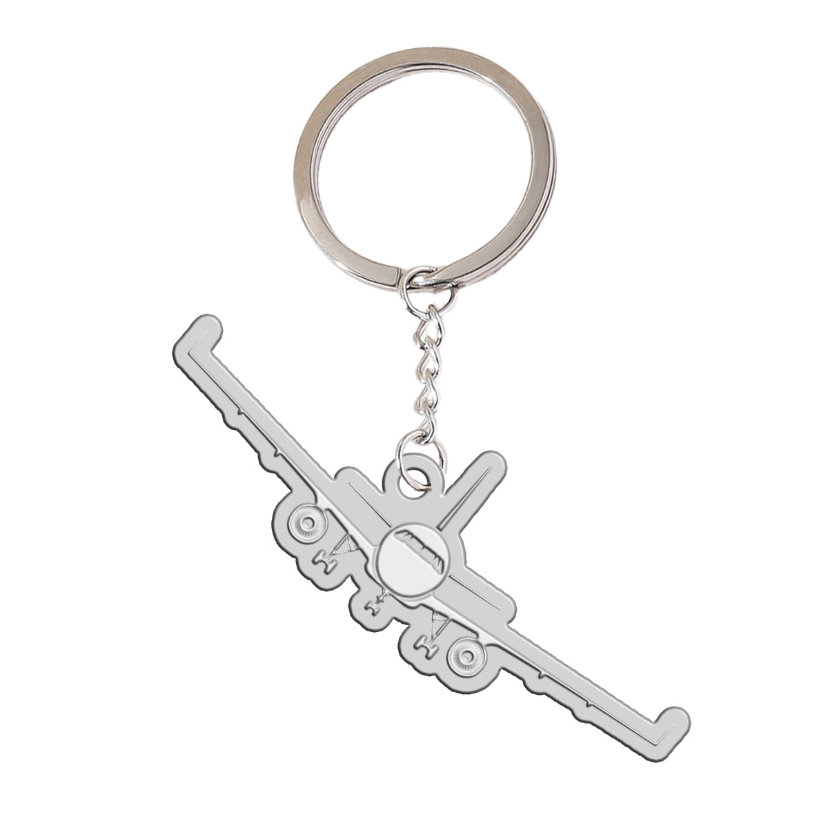 Airbus A320 Silhouette Designed Hollow Key Chains