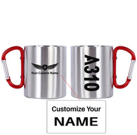 Thumbnail for A310 Text Designed Stainless Steel Outdoors Mugs