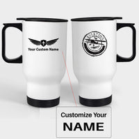 Thumbnail for Aviation Lovers Designed Travel Mugs (With Holder)