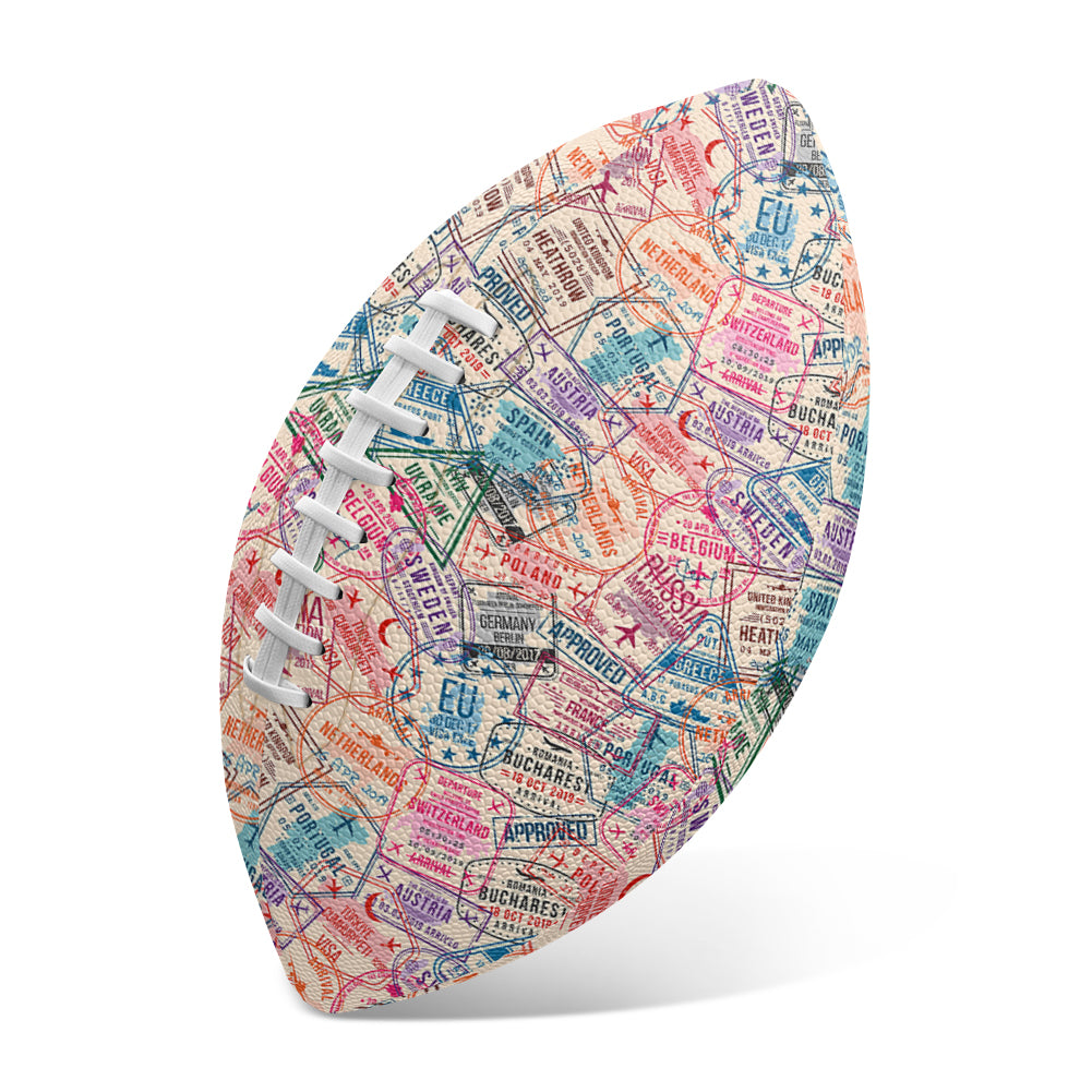 Passport Stamps Designed Rugby