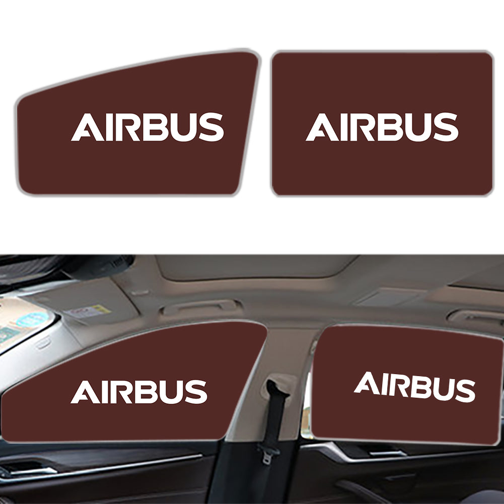 Airbus & Text Designed Car Sun Shade (Side window)