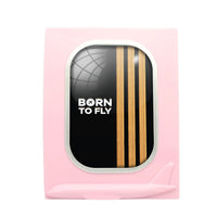 Thumbnail for Born To Fly & Pilot Epaulettes (3 Lines) Designed Airplane Window Photo Frame
