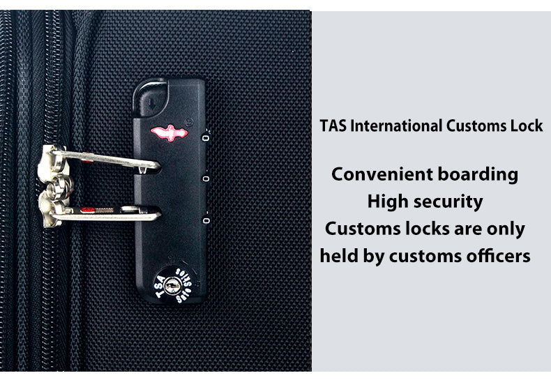 Oxford Cloth Waterproof and Wear-resistant Carry-on Suitcase Business Spinner Wheel