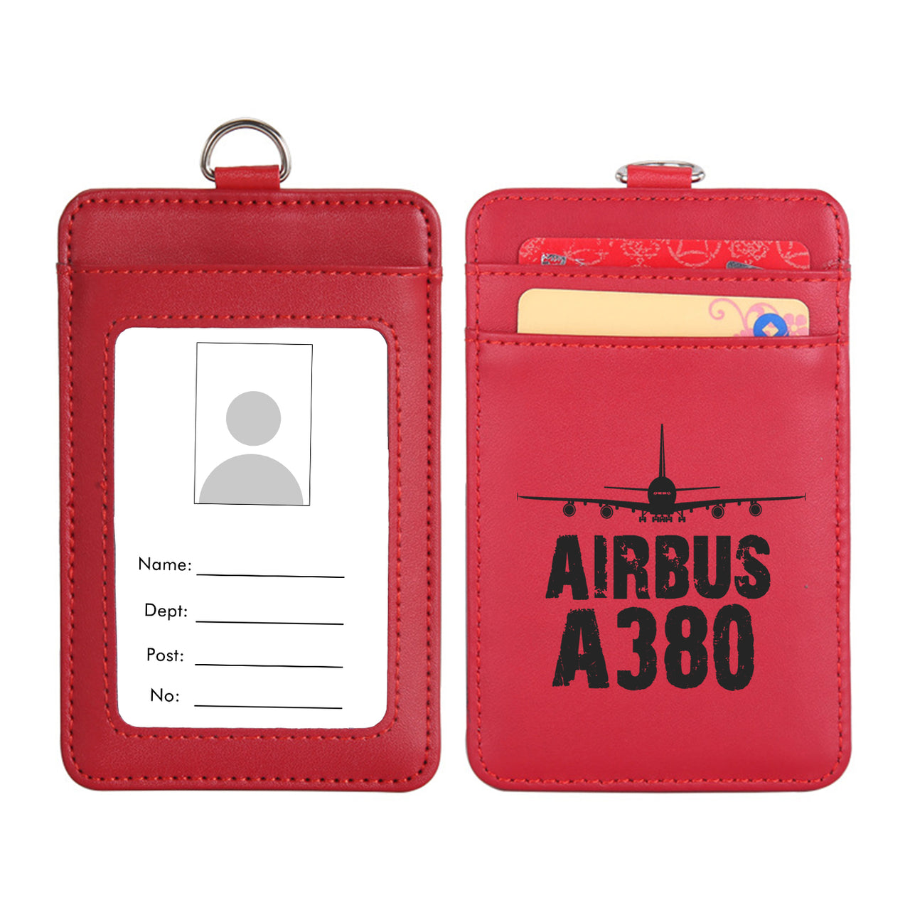 Airbus A380 & Plane Designed ID Card Holder