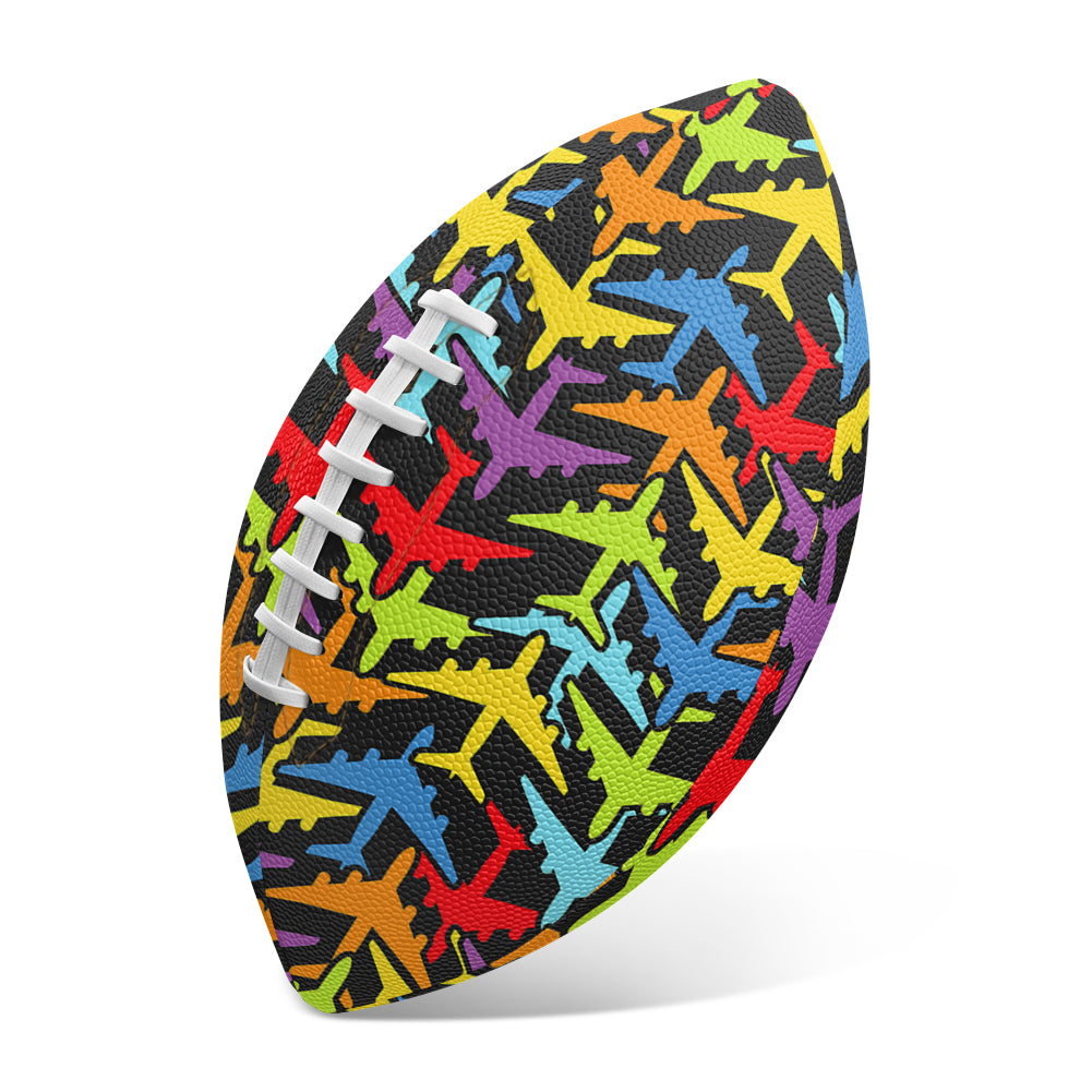 Super Colourful Airplanes Designed Rugby