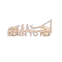 Thumbnail for Born To Fly Glider Designed Hollow Pins