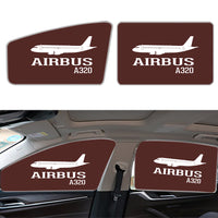Thumbnail for Airbus A320 Printed Designed Car Sun Shade (Side window)