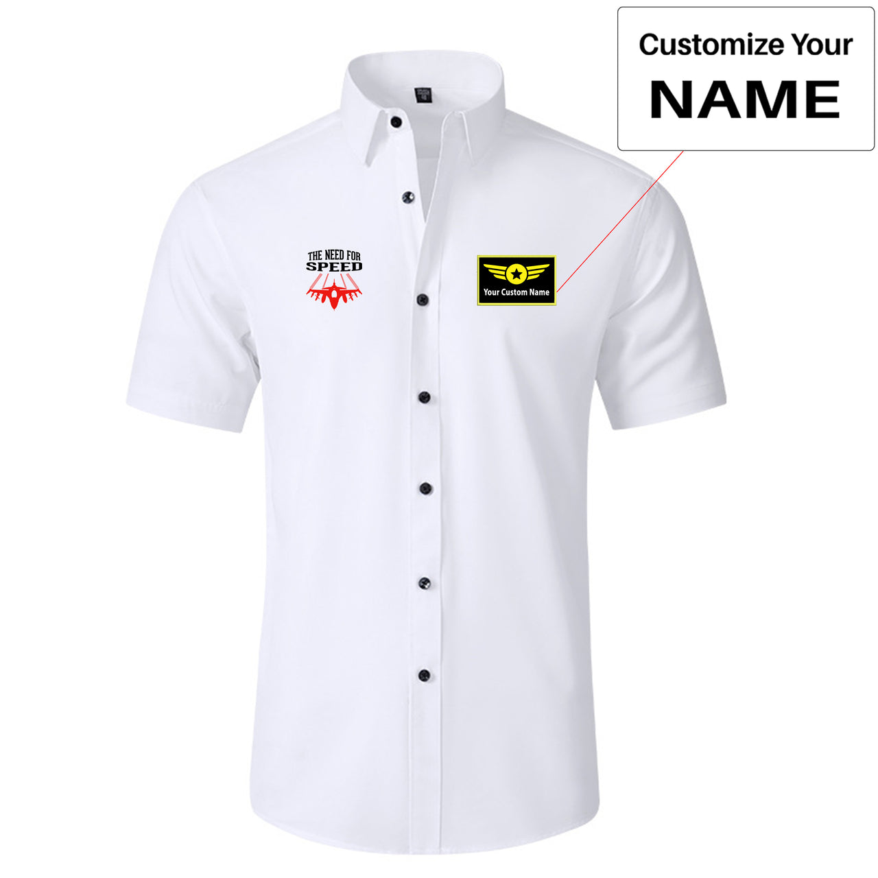 The Need For Speed Designed Short Sleeve Shirts