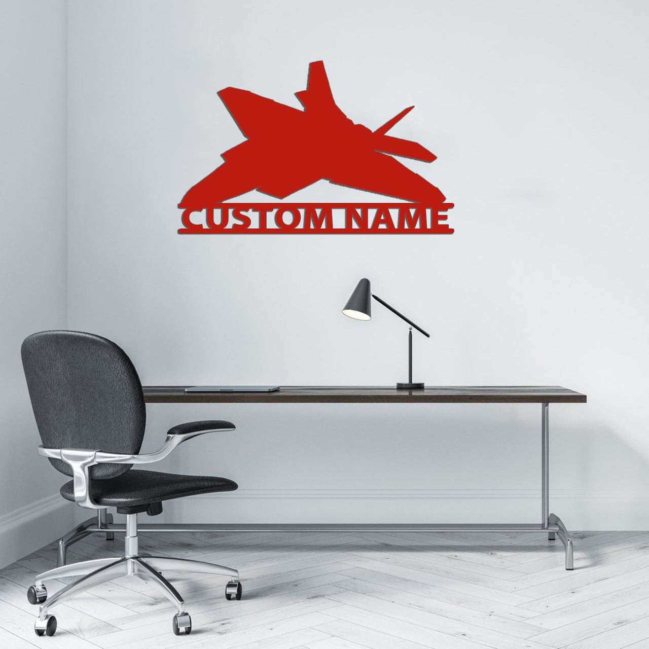 The Lockheed Martin F22 Designed Wall Metal Signs