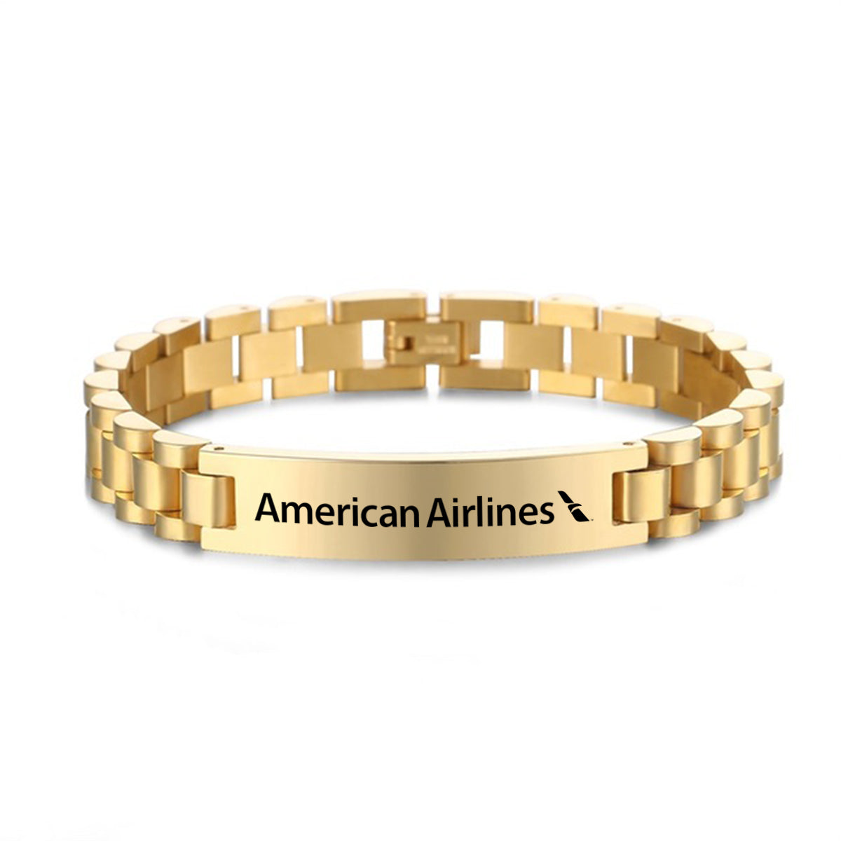 American Airlines Designed Stainless Steel Chain Bracelets