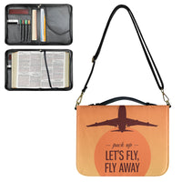 Thumbnail for Let's Fly Away Designed PU Accessories Bags Strap Style
