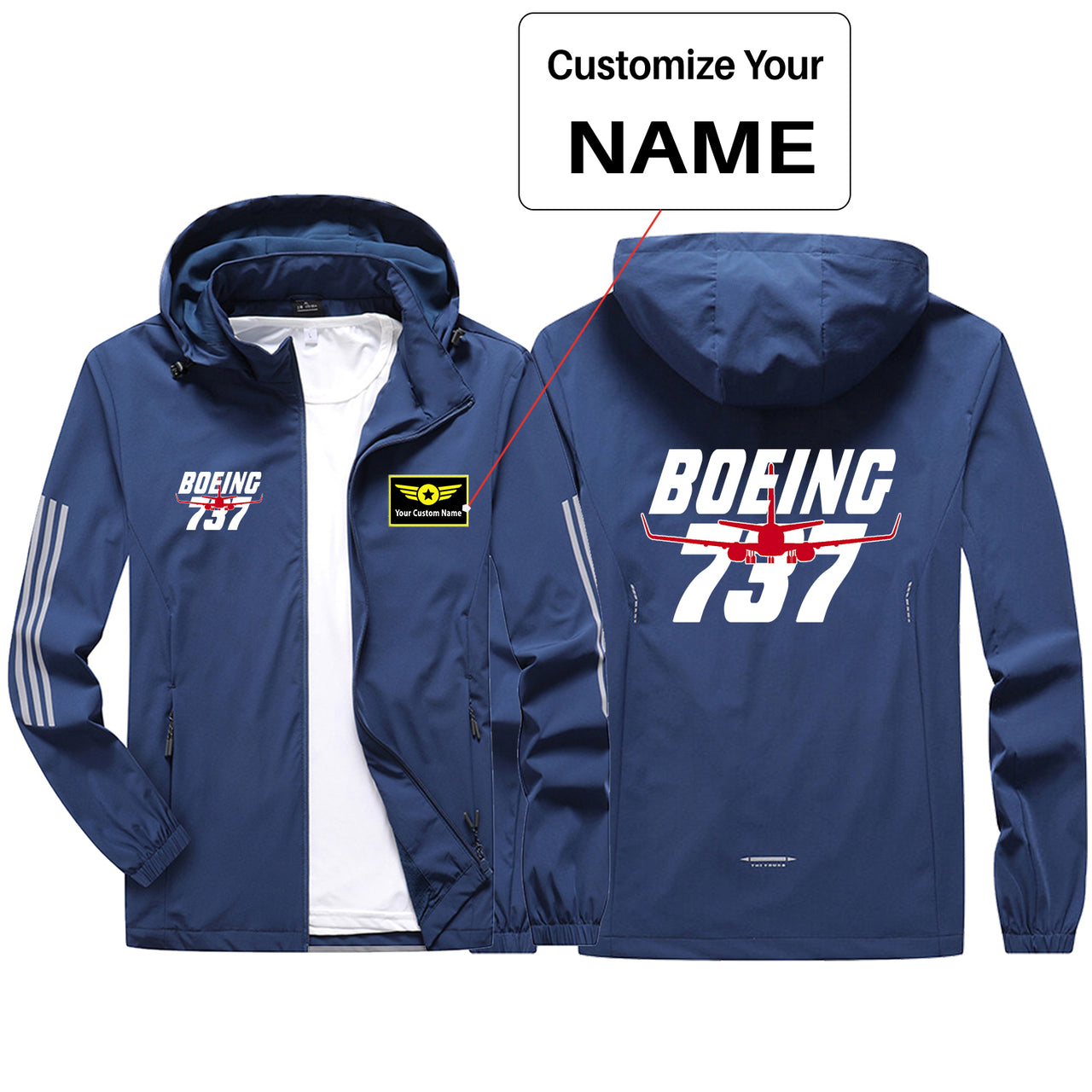 Amazing Boeing 737 Sport & Running Jackets