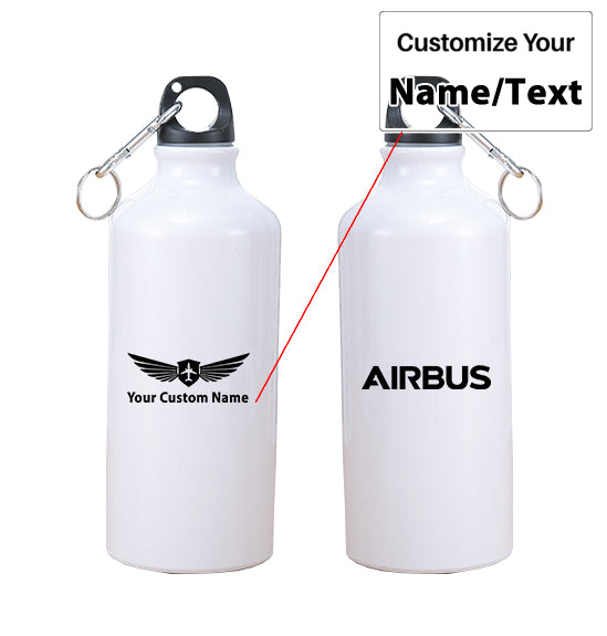 Airbus & Text Designed Thermoses