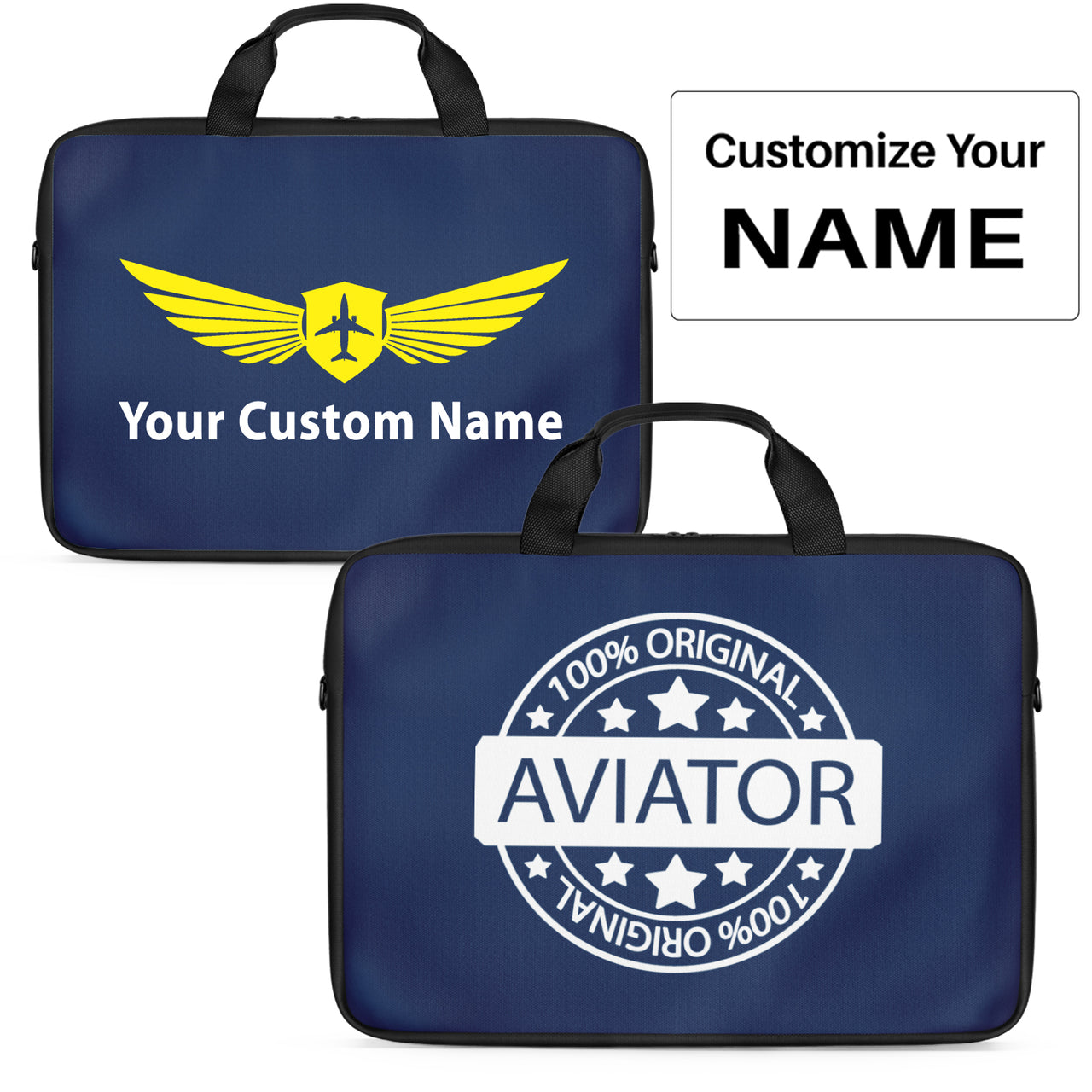 100 Original Aviator Designed Laptop & Tablet Bags