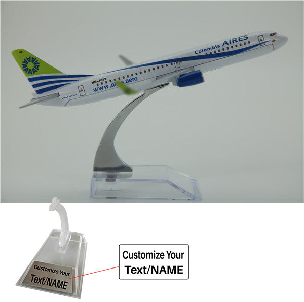Colombia Aieres Boeing 737 Airplane Model (16CM)