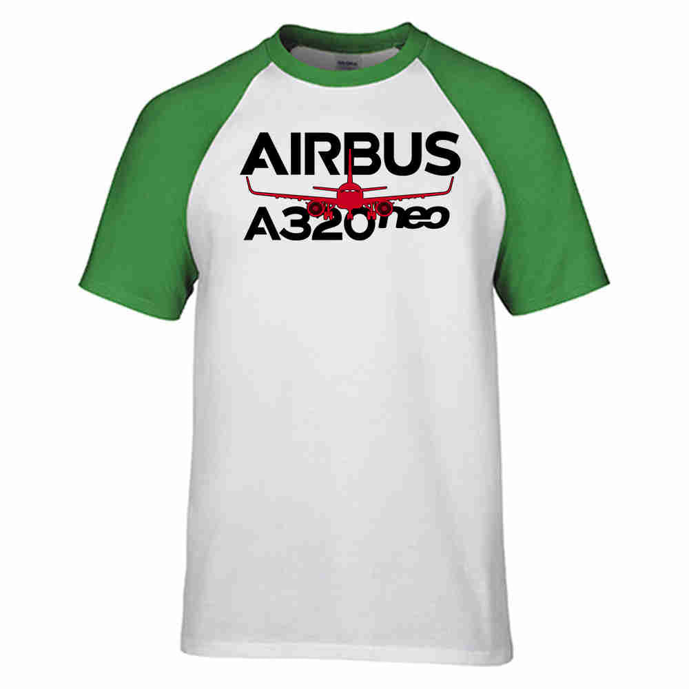 Amazing Airbus A320neo Designed Raglan T-Shirts