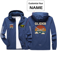 Thumbnail for Retro I Love Gliding Design Sport & Running Jackets