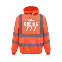 Thumbnail for Boeing 777 & Plane Designed Reflective Hoodies