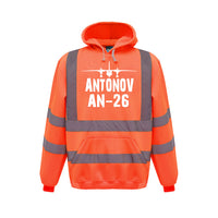 Thumbnail for Antonov AN-26 & Plane Designed Reflective Hoodies