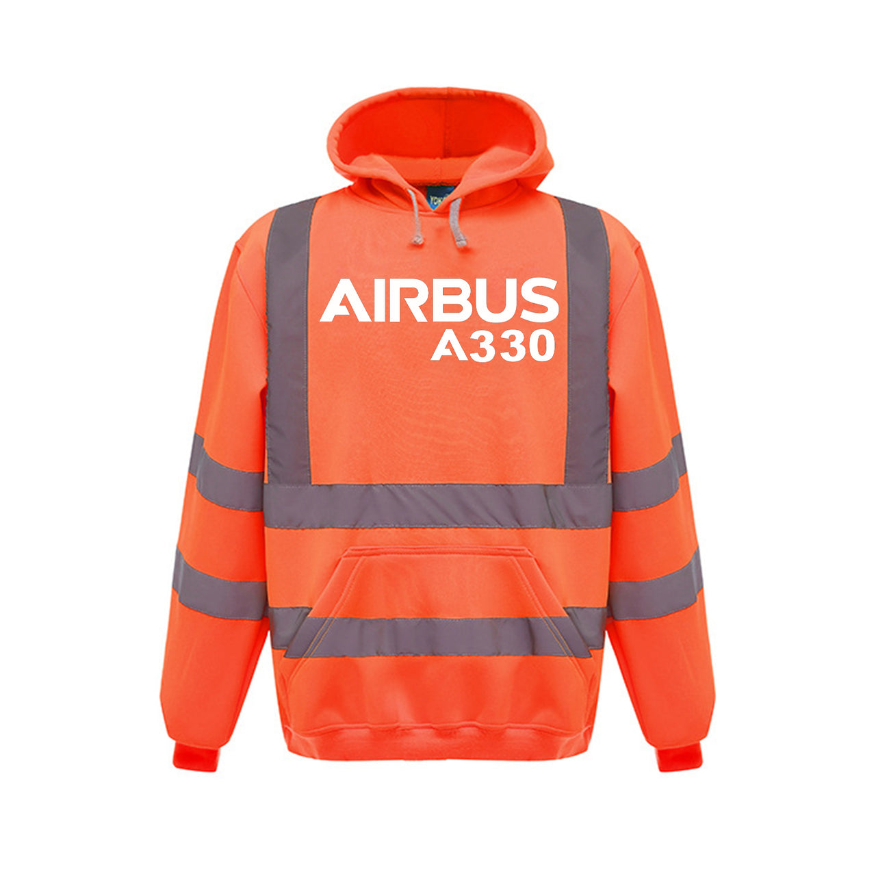 Airbus A330 & Text Designed Reflective Hoodies