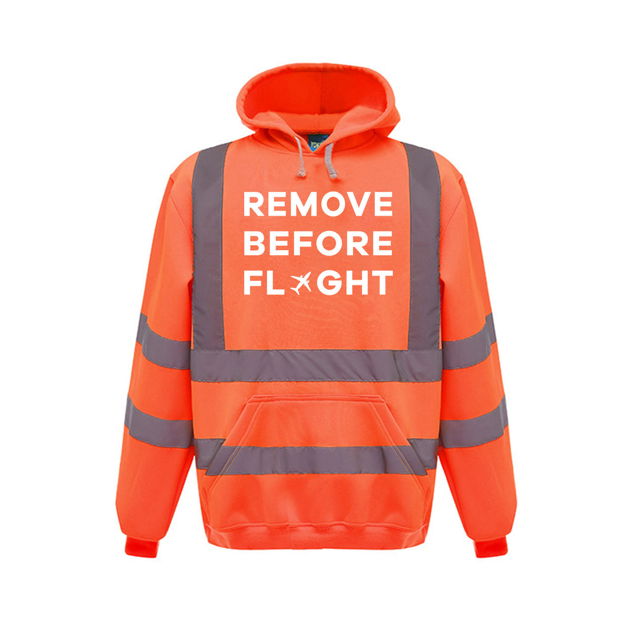 Remove Before Flight Designed Reflective Hoodies