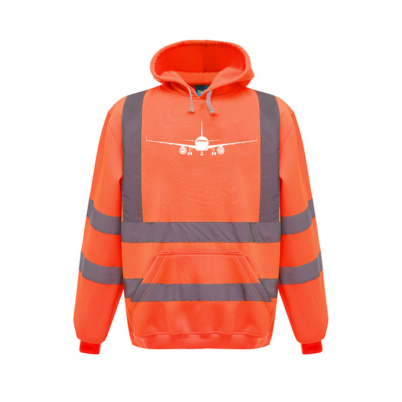 Airbus A320 Silhouette Designed Reflective Hoodies