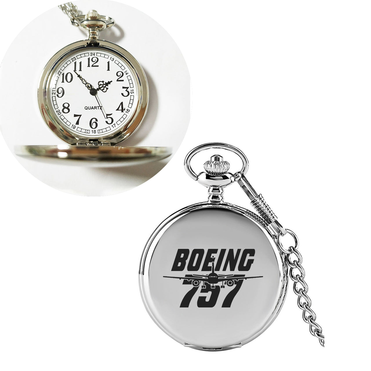 Amazing Boeing 757 Designed Pocket Watches
