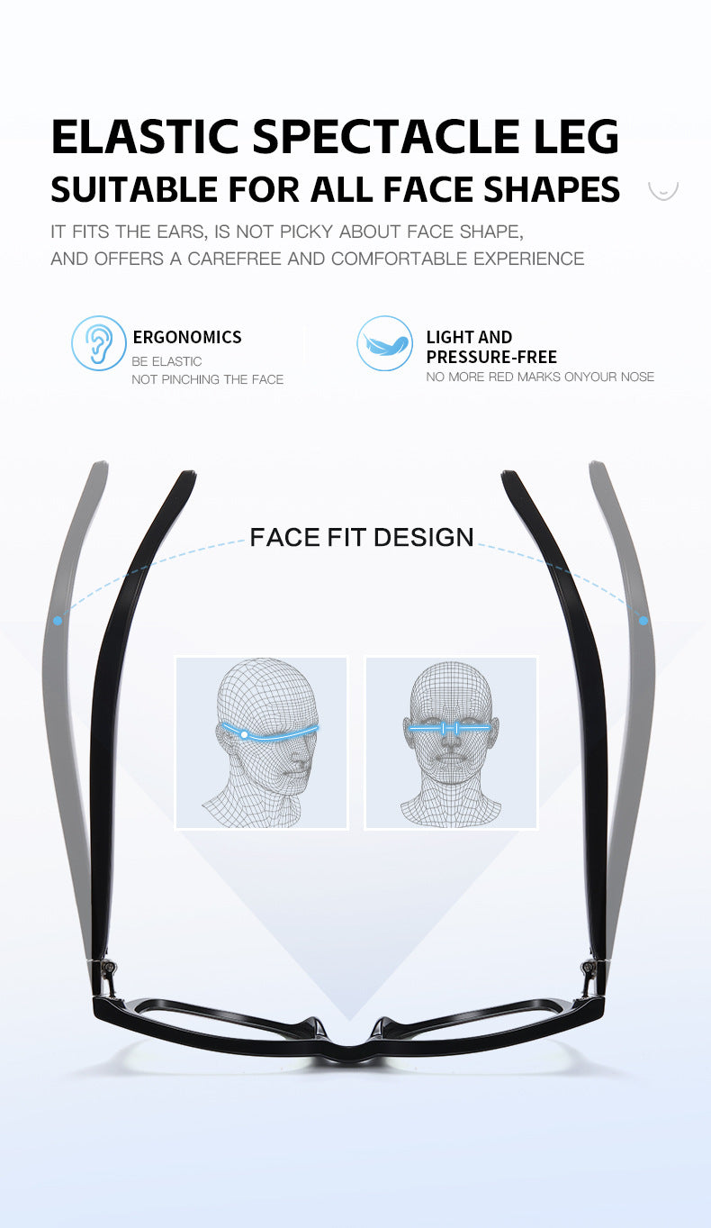 Stylish Women's Smart Glasses L3: Anti-Blue Light, Music, Voice Assistant & Easy Touch Control