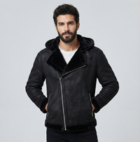 Thumbnail for Leather Stylish Cool Pilot Jackets (3)