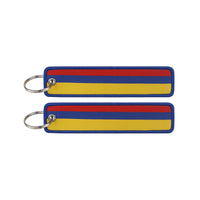 Thumbnail for Armenia Flag Designed Key Chains