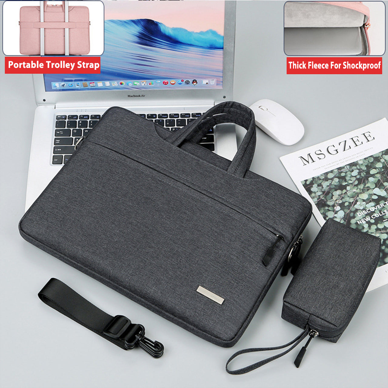 Simple Laptop Bag with Carrying Handle