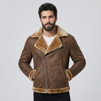 Thumbnail for Leather Stylish Cool Pilot Jackets (3)