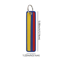 Thumbnail for Armenia Flag Designed Key Chains
