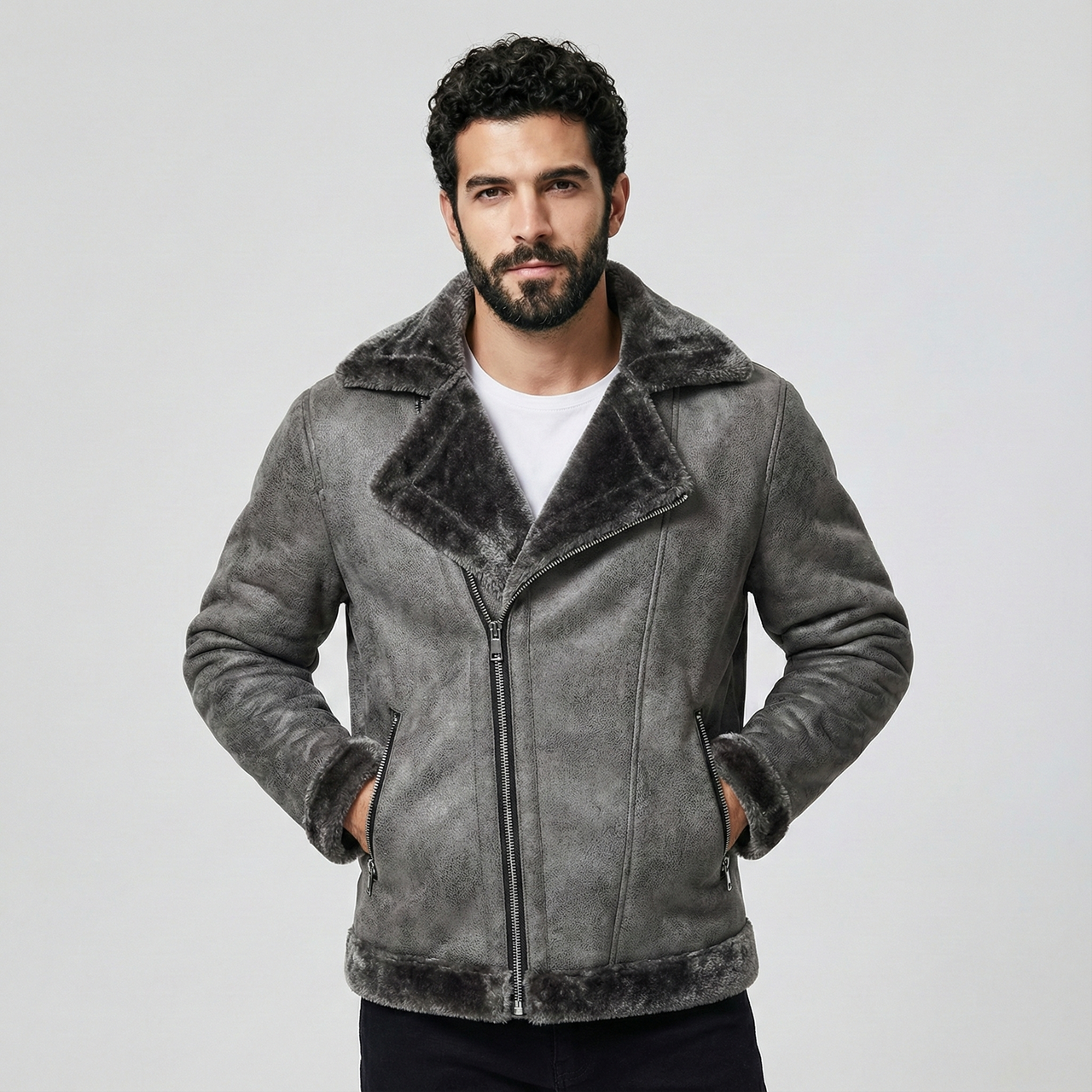 Leather Stylish Cool Pilot Jackets (3)