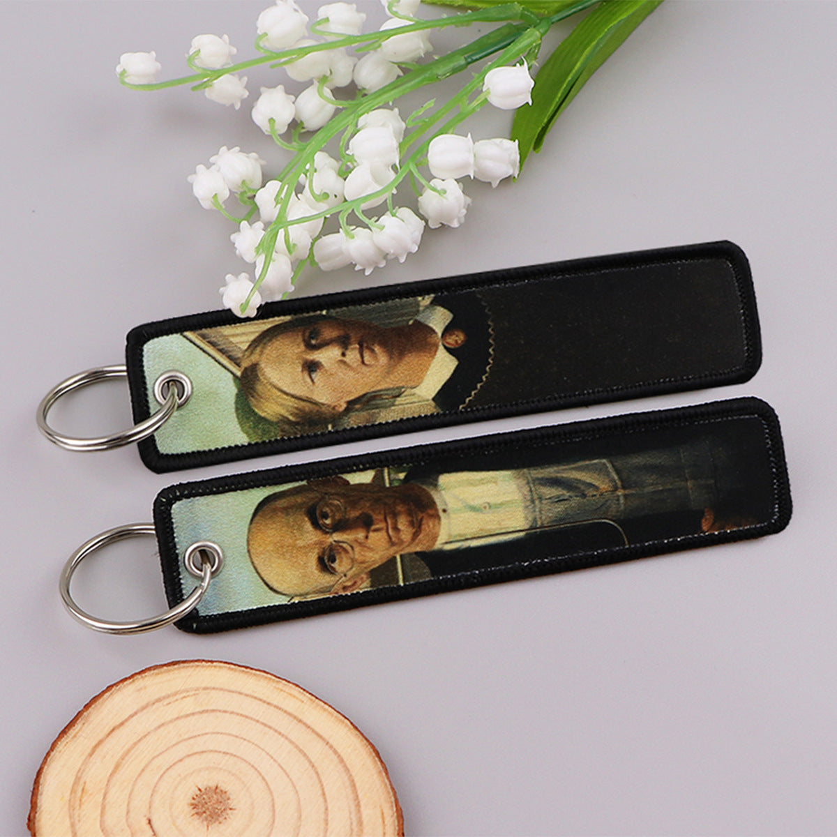 American Gothic Designed Key Chains