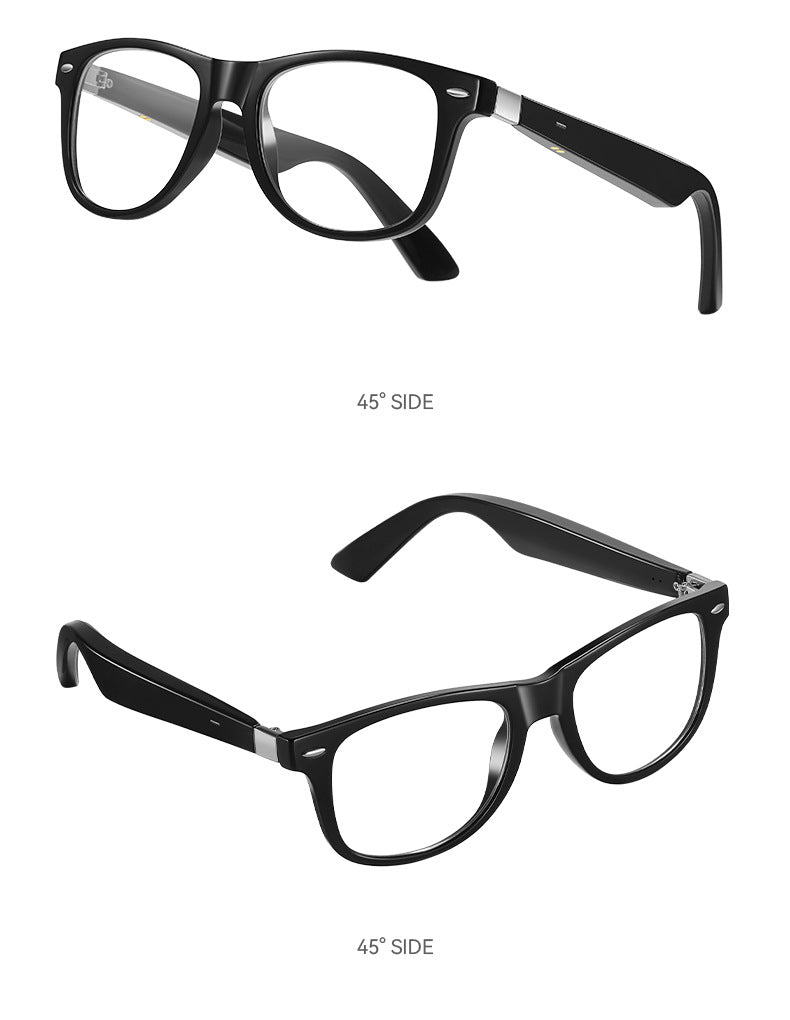 Stylish Women's Smart Glasses L3: Anti-Blue Light, Music, Voice Assistant & Easy Touch Control