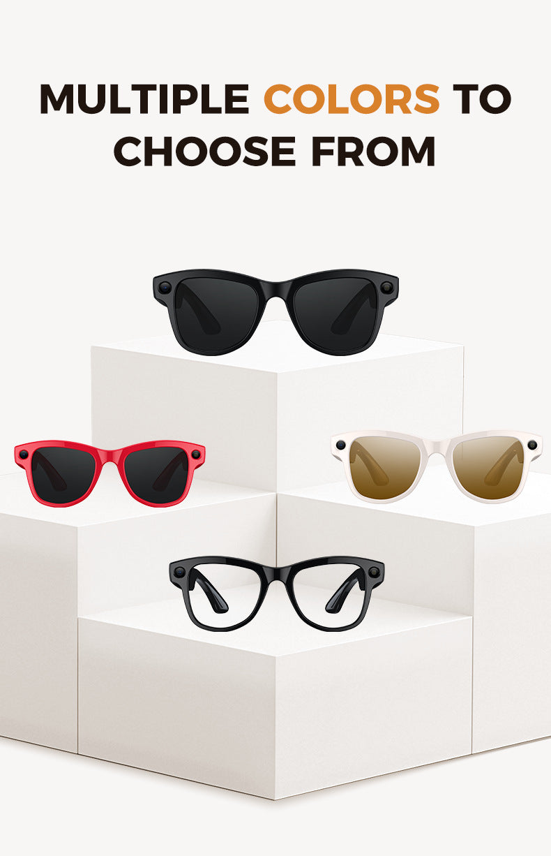 Smart Camera Glasses M02Ultra: AI-Powered, WiFi, Navigation & Convenient Charging Case