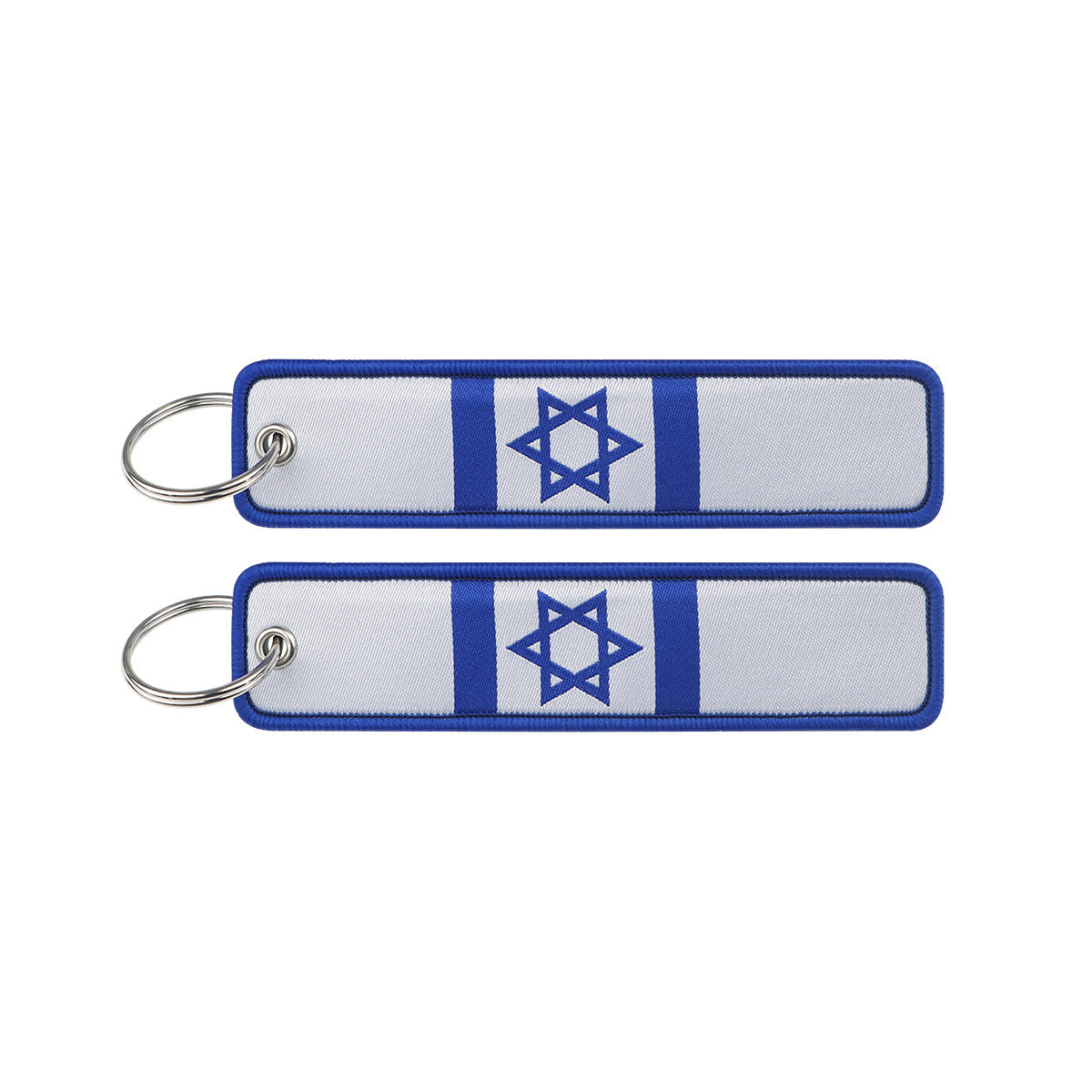 Israel Flag Designed Key Chains