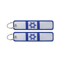 Thumbnail for Israel Flag Designed Key Chains